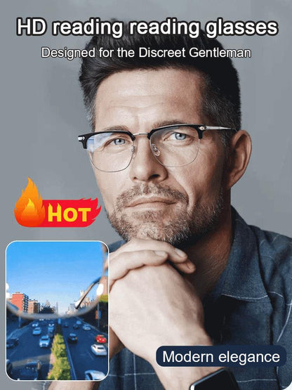 Titanium Blue Light Reading Glasses – Ultra-Light & Crystal-Clear