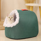 🐾Pet Plush Winter Cave Bed