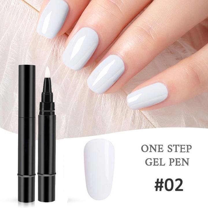 3-in-1 Gel Nail Pen – One Step, No Base or Top Coat Needed