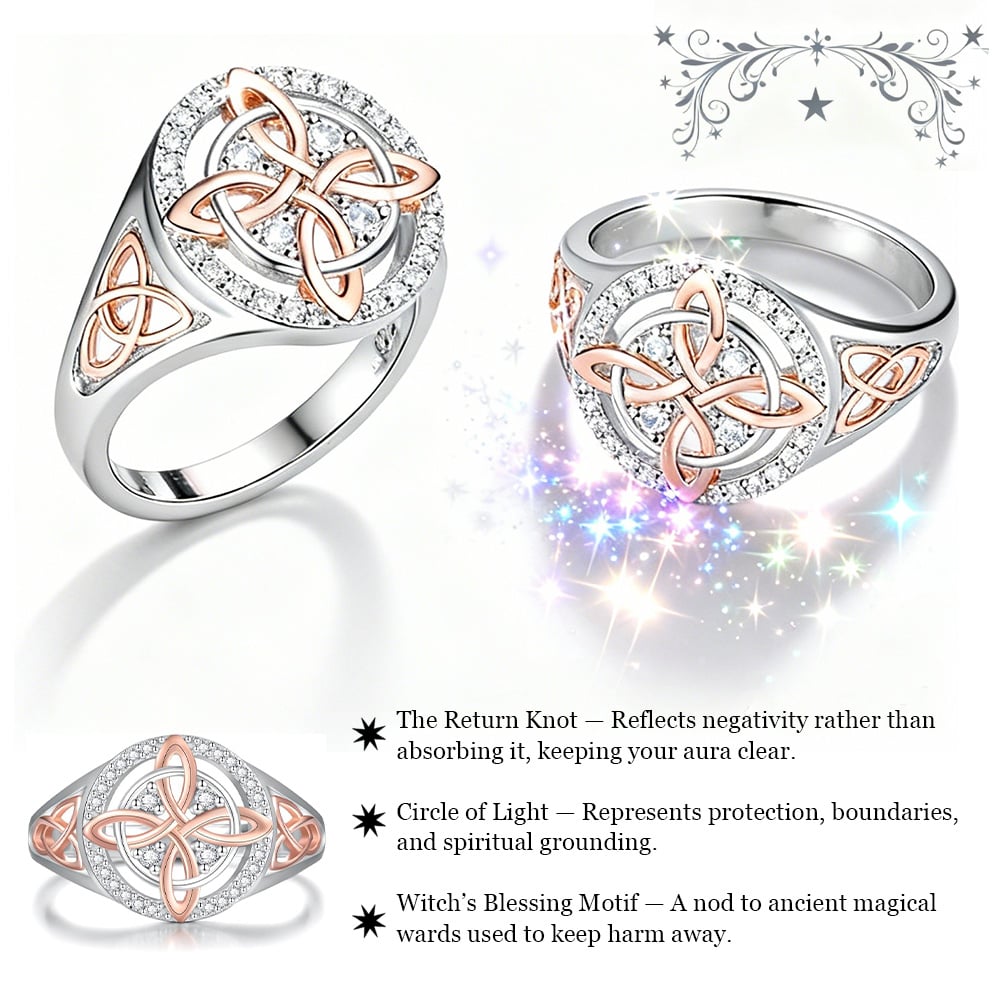 ✨New Arrival 50% OFF💍Handmade Witch's Return-Knot Protection Ring💞Protect Your Loved Ones