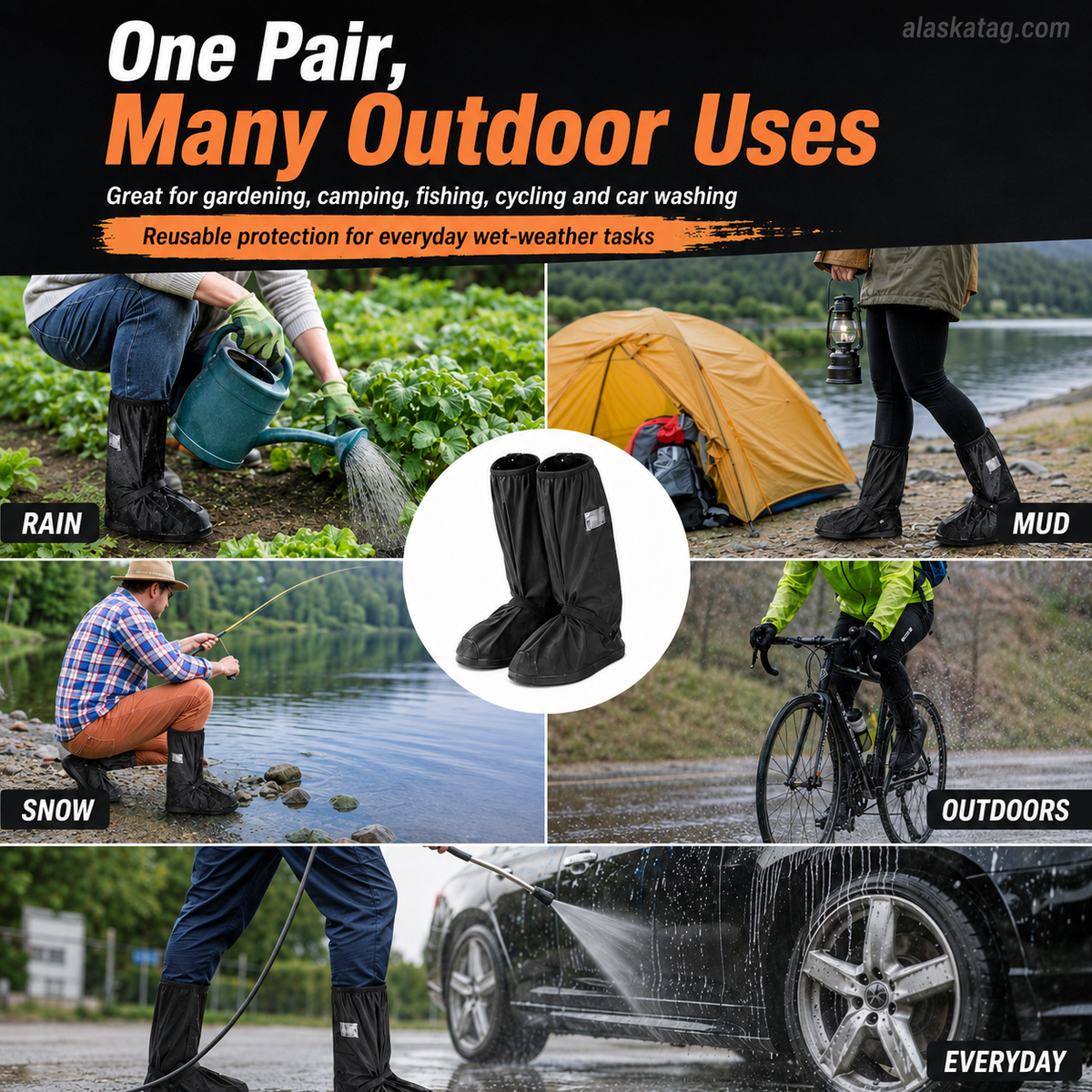 Keep Shoes Dry Instantly! Reusable Waterproof Shoe Covers