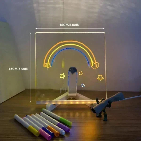 Create Glowing Art Instantly! LED Acrylic Drawing Board