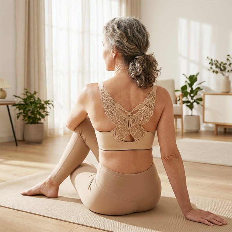 Buy 2 Get 1 Free 💗 Plus-Size Wirefree Bra – Ice Silk & Full Support