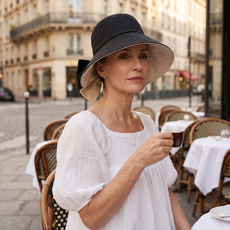 Limited stock ⏰️ Women's Bowknot Wide Brim Sun Protective Hat