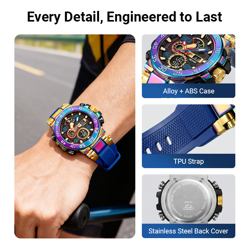 ⏳Time-Limited Special 60% OFF⏰MULTIFUNCTION LED WATCH - Waterproof & Digital Display, 7 Sports Modes with Sleep Monitor, Perfect for Outdoor and Daily Use 🌟🔋