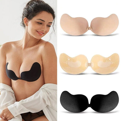 ⏰ Buy 1 Get 1 Free today only!✨Self-Adhesive Push-Up Bra – Invisible, Reusable