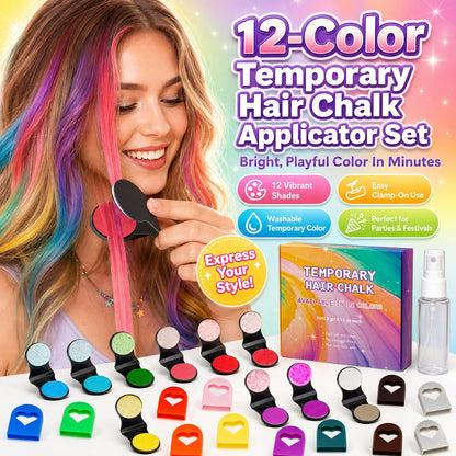 Hair Chalk – 12 Shades, Zero Commitment