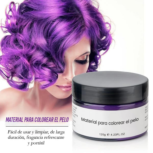 Vibrant Temporary Hair Color Cream – No-Damage & Easy Wash-Out