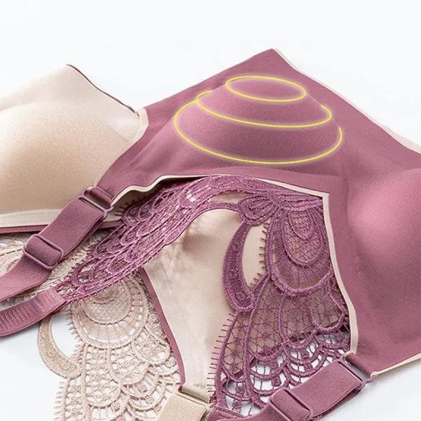 Buy 2 Get 1 Free 💗 Plus-Size Wirefree Bra – Ice Silk & Full Support