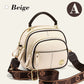 ✨Classic Multifunctional Compartments Adjustable Wide Shoulder Strap PU Leather Crossbody Bag