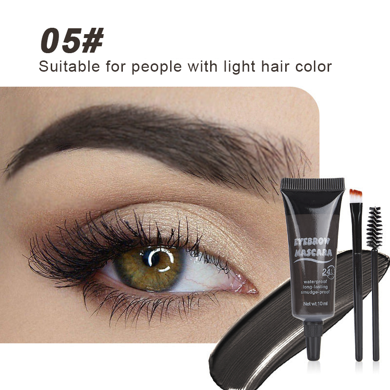 Vegan Brow Tint Kit – 16H Waterproof & Smudge-Proof Gel