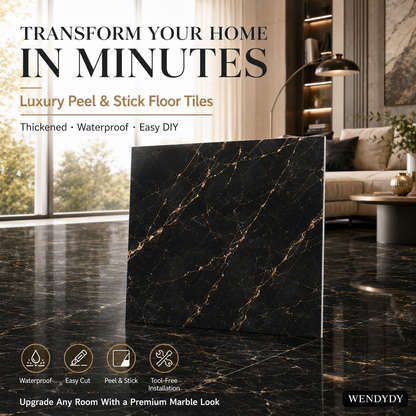 🧱 LIMITED-TIME 50% OFF! ✨ Self-Adhesive Floor Tile – Thickened, Waterproof, Peel & Stick ✨