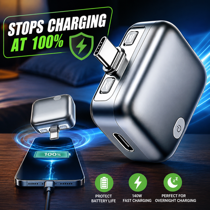 Stop Overcharging Instantly! Auto-Off 140W Smart Charging Adapter