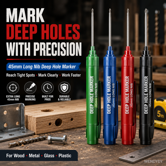 Reach Deep Holes Instantly! Waterproof 45mm Long Nib Marker Pen