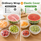 Cover Food Instantly! No-Tear Clear Stretch Elastic Lids
