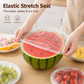 Cover Food Instantly! No-Tear Clear Stretch Elastic Lids