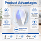 Repel Pests Instantly! No-Chemical Ultrasonic 3-in-1 Nightlight