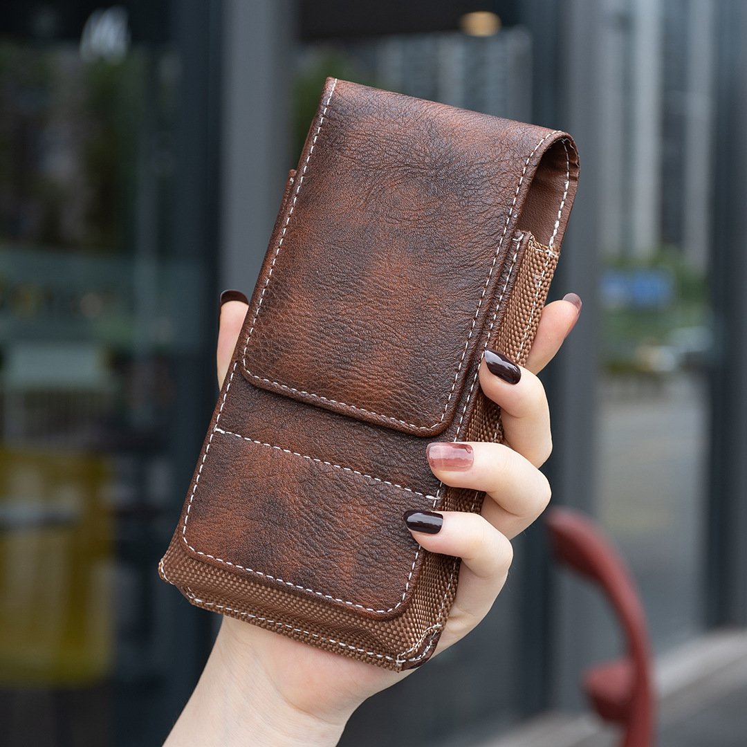 Magnetic Phone Waist Holster – Silent Closure & Dual Secure Attachment