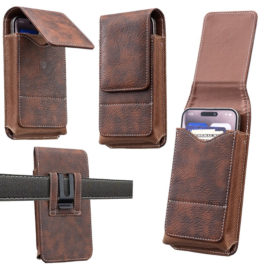 Magnetic Phone Waist Holster – Silent Closure & Dual Secure Attachment