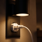 Plug-In Dusk-to-Dawn Wall Light – 3000K Warm Up & Down Night Light with Pass-Through Socket