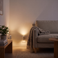 Plug-In Dusk-to-Dawn Wall Light – 3000K Warm Up & Down Night Light with Pass-Through Socket