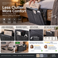 Organize Bedside Instantly! No-Tool Slide-In Storage Organizer