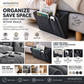 Organize Bedside Instantly! No-Tool Slide-In Storage Organizer