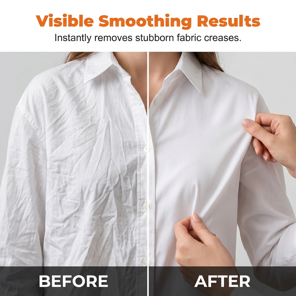 Smooth Wrinkles Instantly! No-Iron Fabric Spray
