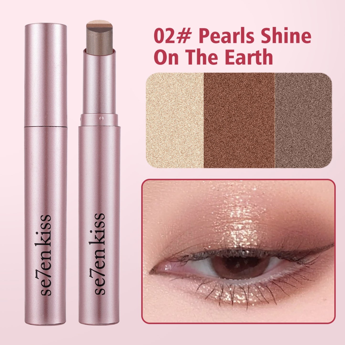 Blend Any Look Instantly! 3-in-1 No-Crease Eyeshadow Stick