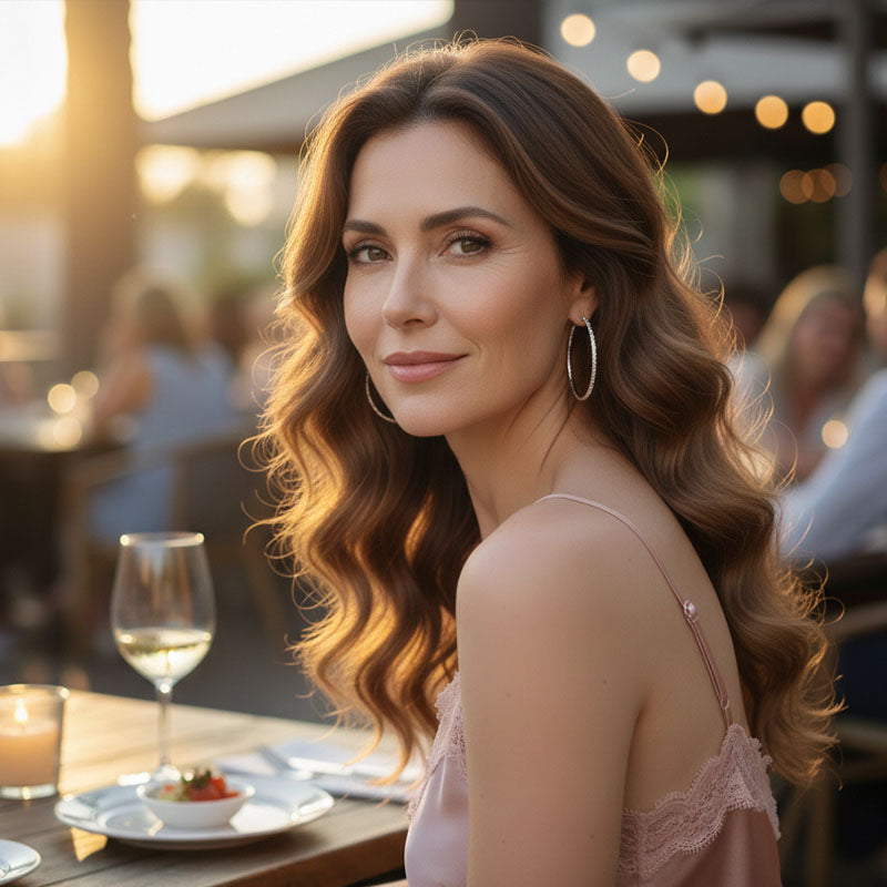 ✨BUY 1 GET 1 FREE🔥Diamond-Cut Hoop Earrings for Women👑