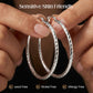 ✨BUY 1 GET 1 FREE🔥Diamond-Cut Hoop Earrings for Women👑