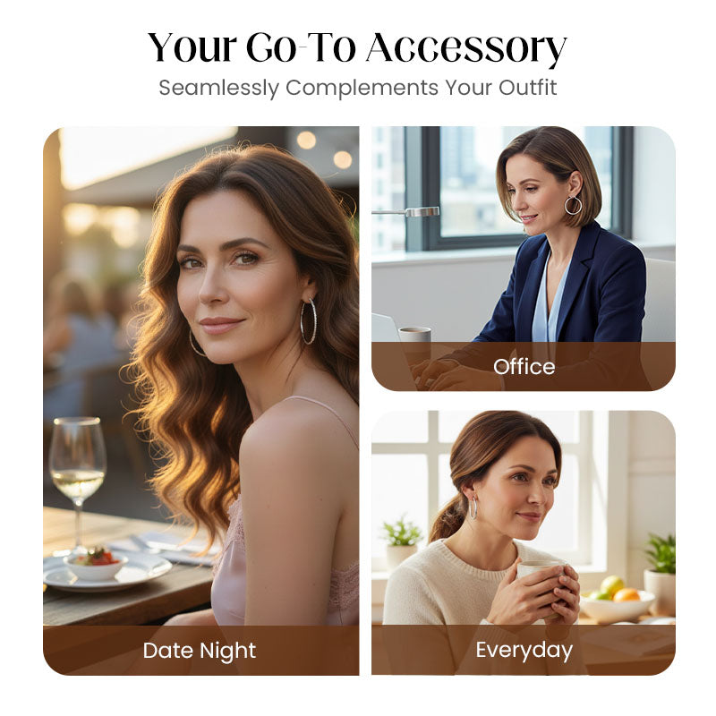 ✨BUY 1 GET 1 FREE🔥Diamond-Cut Hoop Earrings for Women👑