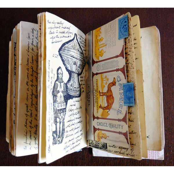 The Grail Diary -Indiana Jones Fan Made Prop Replica(Leather, DeLuxe version )