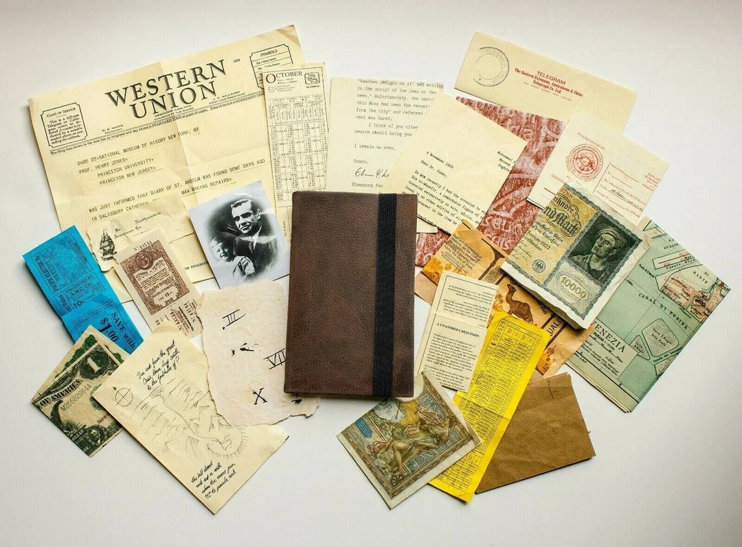 The Grail Diary -Indiana Jones Fan Made Prop Replica(Leather, DeLuxe version )