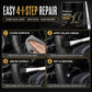 Revive Worn Leather Instantly! No-Grease Matte Steering Wheel Cream