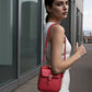Vintage Crossbody Leather Bag – Adjustable & Spacious Design