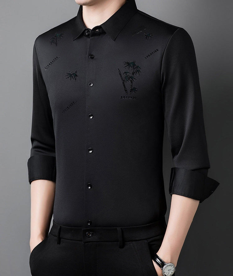 🔥Winter New🔥Men's Plush Lined Thickened Long Sleeve Shirt