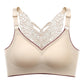 Buy 2 Get 1 Free 💗 Plus-Size Wirefree Bra – Ice Silk & Full Support