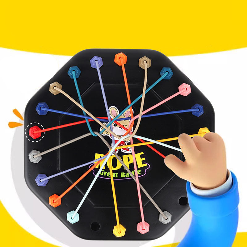 Untangle Ropes Instantly! Screen-Free Family Logic Board Game