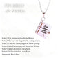Keep Loved Ones Close Instantly! Engraved Heart Book Locket Necklace