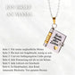 Keep Loved Ones Close Instantly! Engraved Heart Book Locket Necklace