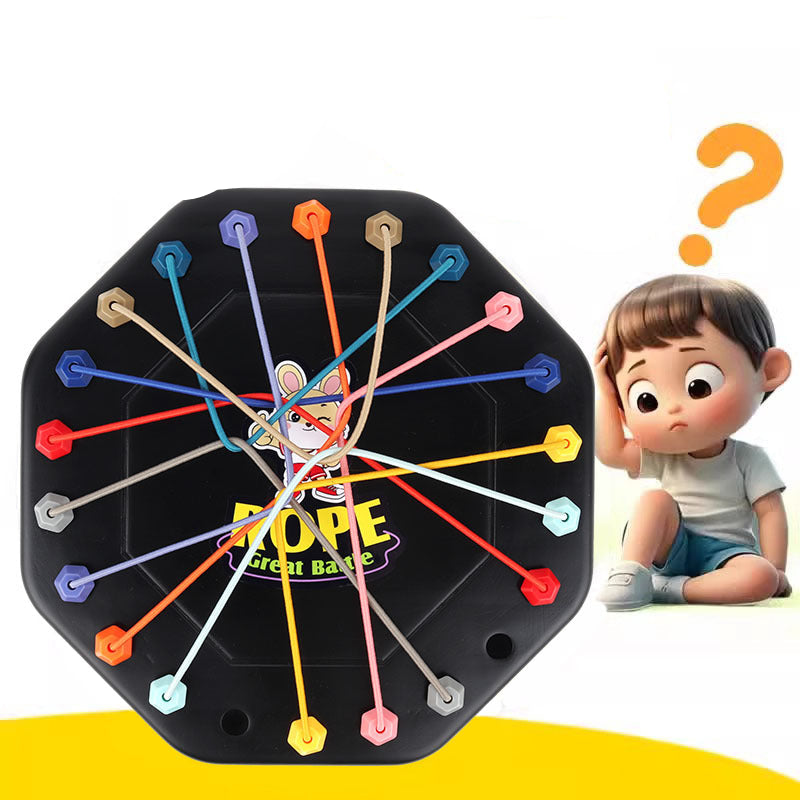 Untangle Ropes Instantly! Screen-Free Family Logic Board Game