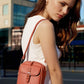 Vintage Crossbody Leather Bag – Adjustable & Spacious Design