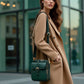 Vintage Crossbody Leather Bag – Adjustable & Spacious Design