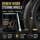 Revive Worn Leather Instantly! No-Grease Matte Steering Wheel Cream
