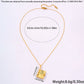 Keep Loved Ones Close Instantly! Engraved Heart Book Locket Necklace