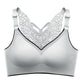 Buy 2 Get 1 Free 💗 Plus-Size Wirefree Bra – Ice Silk & Full Support