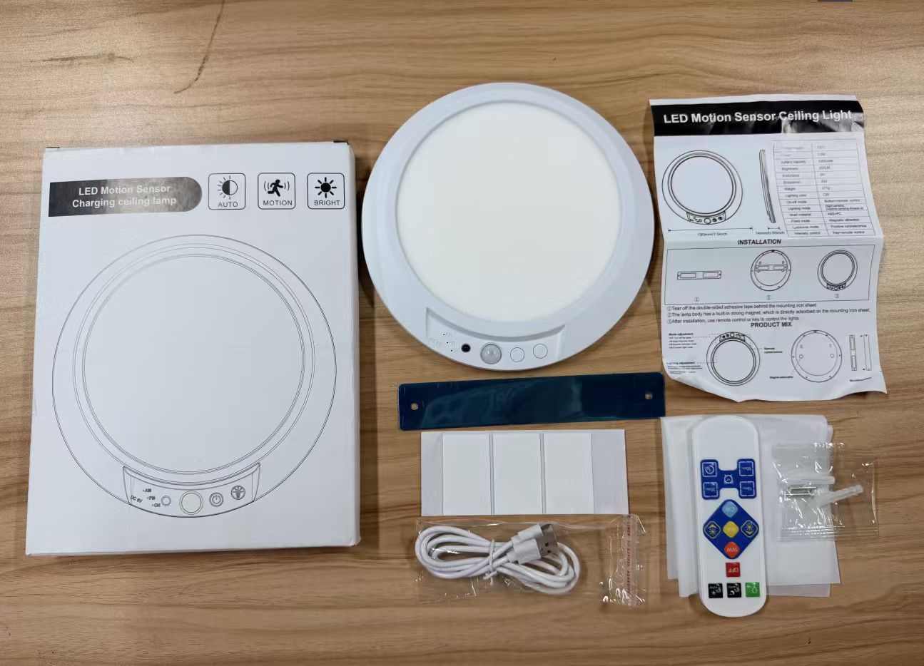 Light Any Space Instantly! No-Wire Magnetic Motion-Sensor Lamp