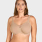 Underwire Plus-Size Bra – Breathable Mesh, Natural Lift