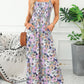 Smocked Print Jumpsuit – Wide-Leg & Flattering Fit